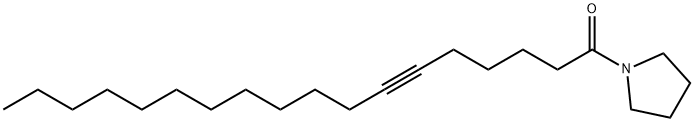 1-(1-Oxo-6-octadecynyl)pyrrolidine Struktur