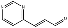 2-Propenal, 3-(4-pyrimidinyl)-, (E)- (9CI) Struktur