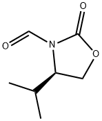 3-Oxazolidinecarboxaldehyde, 4-(1-methylethyl)-2-oxo-, (4R)- (9CI) Struktur