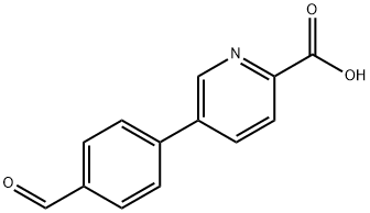 5-(2-Acetyl-phenyl)-picolinic acid Struktur