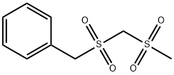 [[[(Methylsulfonyl)methyl]sulfonyl]methyl]benzene Struktur