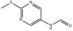 Formamide, N-[2-(methylthio)-5-pyrimidinyl]- (9CI) Struktur