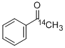 ACETOPHENONE, [METHYL-14C] Struktur