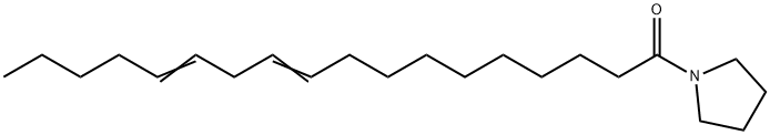 1-(1-Oxo-10,13-octadecadienyl)pyrrolidine Struktur