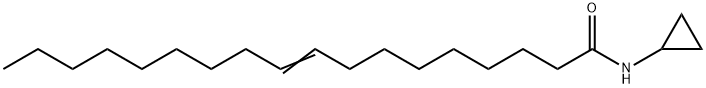 N-Cyclopropyl-9-octadecenamide Struktur