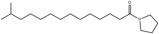 1-(13-Methyltetradecanoyl)pyrrolidine Struktur