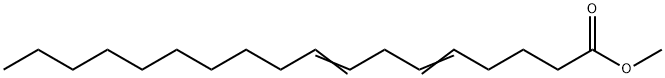 5,8-Octadecadienoic acid methyl ester Struktur