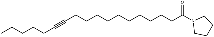 1-(1-Oxo-12-octadecynyl)pyrrolidine Struktur