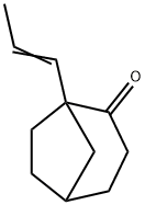 1-(1-Propenyl)bicyclo[3.2.1]octan-2-one Struktur