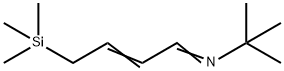 4-TRIMETHYLSILYL-N-TERT-BUTYLCROTONALDIMINE Struktur