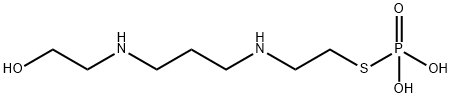 2-[3-(2-hydroxyethylamino)propylamino]ethylsulfanylphosphonic acid Struktur