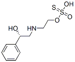 S-(2-[(2-Hydroxy-2-phenylethyl)amino]ethyl) hydrogen thiosulfate Struktur