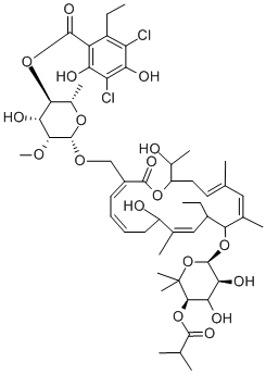 Tiacumicin B Struktur