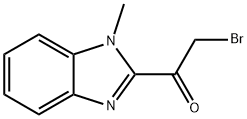 2-BROMO-1-(1-METHYL-1H-BENZIMIDAZOL-2-YL)-1-ETHANONE Struktur