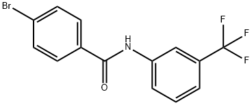 4-bromo-N-[3-(trifluoromethyl)phenyl]benzamide Struktur