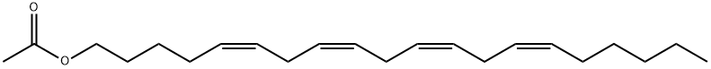 ACETIC ACID ARACHIDONYL ESTER Struktur