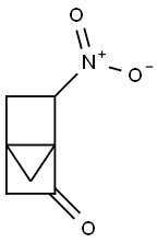 6-Nitrotricyclo[2.2.1.01,4]heptan-2-one Struktur