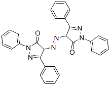 4,4'-Azobis[2,4-dihydro-2,5-diphenyl-3H-pyrazol-3-one] Struktur