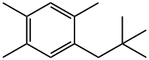 1-(2,2-Dimethylpropyl)-2,4,5-trimethylbenzene Struktur