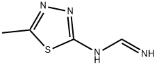 Methanimidamide,  N-(5-methyl-1,3,4-thiadiazol-2-yl)- Struktur