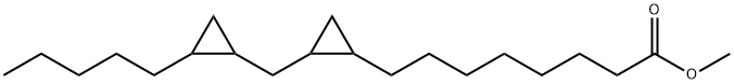 2-[(2-Pentylcyclopropyl)methyl]cyclopropaneoctanoic acid methyl ester Struktur