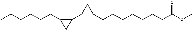 2'-Hexyl-1,1'-bicyclopropane-2-octanoic acid methyl ester Struktur