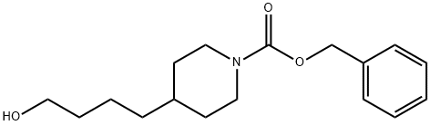 4-(1-Cbz-4-piperidyl)-1-butanol Struktur