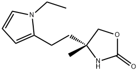 2-Oxazolidinone,4-[2-(1-ethyl-1H-pyrrol-2-yl)ethyl]-4-methyl-,(4R)-(9CI) Struktur