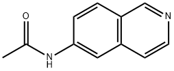 N-(6-isoquinolinyl)acetamide Struktur