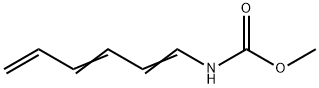 1,3,5-Hexatrienylcarbamic acid methyl ester Struktur