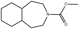 Decahydro-3H-3-benzazepine-3-carboxylic acid methyl ester Struktur