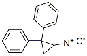 1,1'-(2-Isocyanocyclopropylidene)bisbenzene Struktur