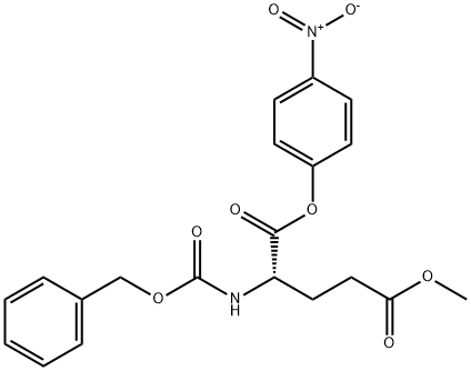 N-[(Benzyloxy)carbonyl]-L-glutamic acid 5-methyl 1-(4-nitrophenyl) ester Struktur