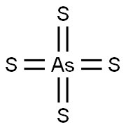 Arsenic tetrasulfide Struktur