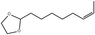 2-[(6Z)-6-Octenyl]-1,3-dioxolane Struktur