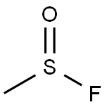 Methanesulfinyl fluoride Struktur