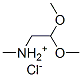 2,2-dimethoxyethyl(methyl)ammonium chloride  Struktur