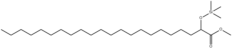 2-(Trimethylsilyloxy)docosanoic acid methyl ester Struktur