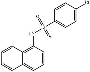 4-Chloro-N-(1-naphthyl)benzenesulfonaMide, 97% Struktur