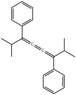 1,1'-[1,4-Bis(1-methylethyl)-1,2,3-butanetriene-1,4-diyl]bisbenzene Struktur