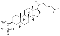 DIHYDROCHOLESTEROL-3-SULFATE SODIUM Struktur