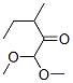 2-Pentanone, 1,1-dimethoxy-3-methyl- Struktur