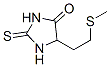 5-[2-(Methylthio)ethyl]-2-thioxo-4-imidazolidone Struktur