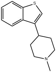 4-BENZO[B]THIOPHEN-3-YL-1-METHYL-PIPERIDINE Struktur