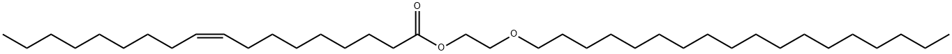 (Z)-9-Octadecenoic acid 2-(octadecyloxy)ethyl ester Struktur