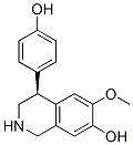 (S)-1,2,3,4-Tetrahydro-4-(4-hydroxyphenyl)-6-methoxy-7-isoquinolinol Struktur