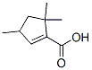 1-Cyclopentene-1-carboxylic acid, 3,5,5-trimethyl- (9CI) Struktur