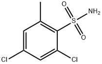 2,4-DICHLORO-6-METHYLBENZENE SULPHONAMIDE Struktur