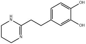 1,2-Benzenediol, 4-[2-(1,4,5,6-tetrahydro-2-pyrimidinyl)ethyl]- (9CI) Struktur