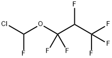 1,1,2,3,3,3-HEXAFLUOROPROPYL CHLOROFLUOROMETHYL ETHER Struktur